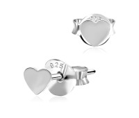 Silver Stud Earrings STS-2774